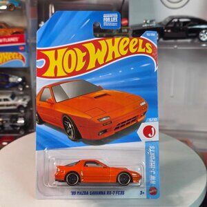 2026 Hot Wheels HW J-Imports '89 Mazda Savanna RX-7 FC3S Orange 112/250 5/10